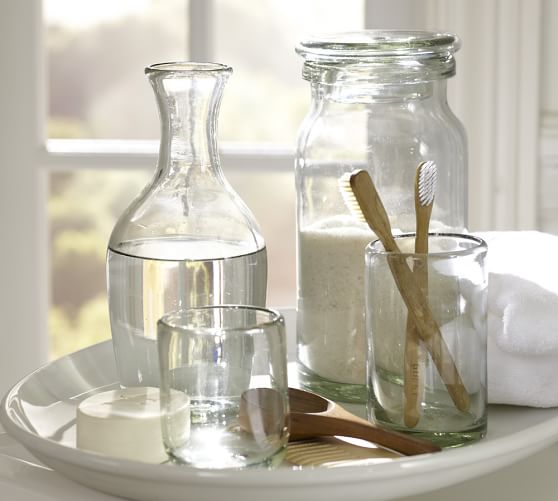 Recycled Glass Bath Accessories | Pottery Barn