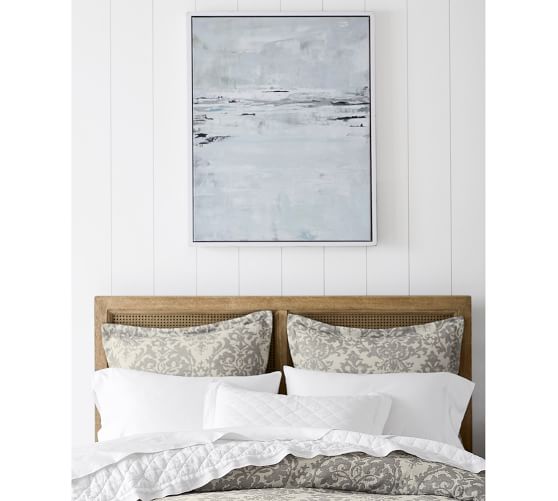 Gray Surf Canvas Wall Art Pottery Barn