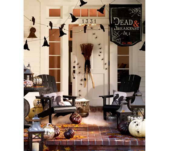 Crow On A Wire String Lights Pottery Barn