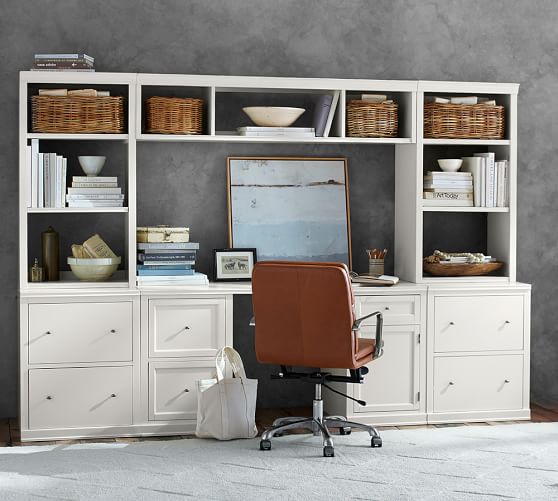 Logan 6 Piece Office Suite Pottery Barn