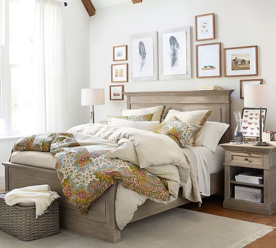 Livingston Bed Wooden Beds Pottery Barn