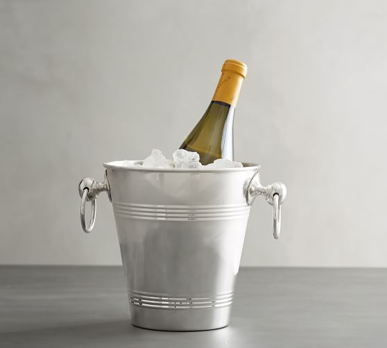 Polished Silver Ice Bucket Pottery Barn