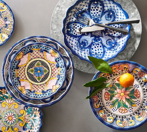 Outdoor Dinnerware Melamine Dinnerware Pottery Barn