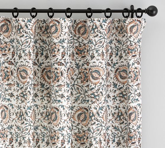 Selena Printed Curtain Pottery Barn