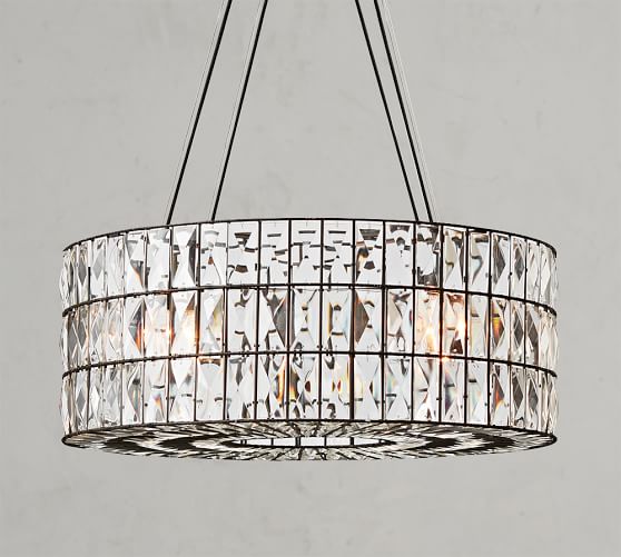 Adeline Crystal Chandelier Pottery Barn