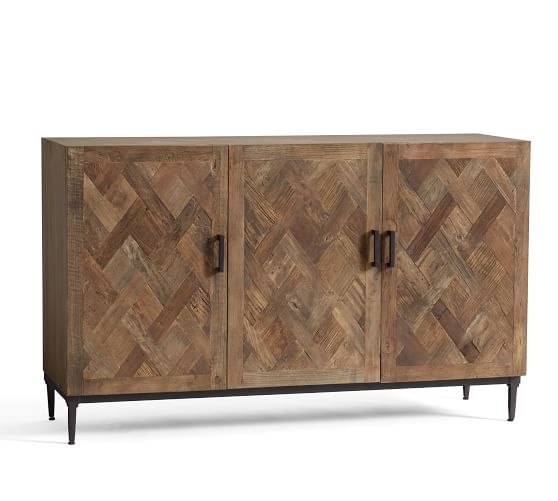 Parquet Buffet Table Pottery Barn