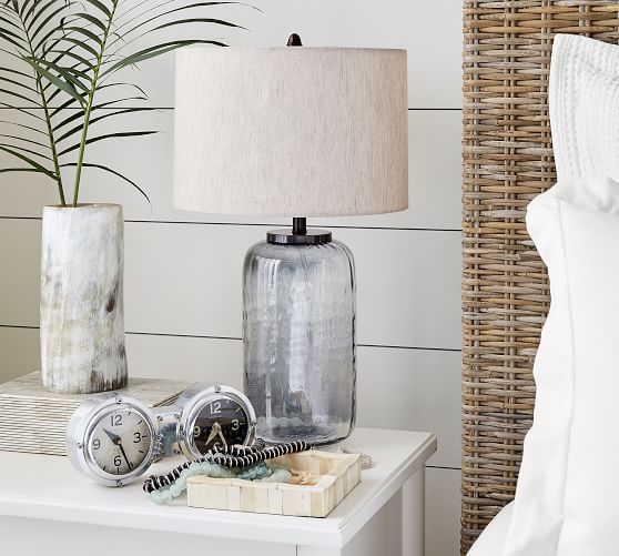 Alana Luster Glass Table Lamp Base Pottery Barn