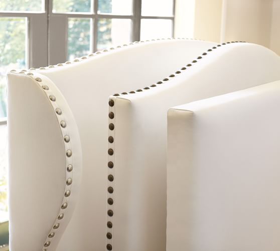 Raleigh Wingback Headboard Pottery Barn
