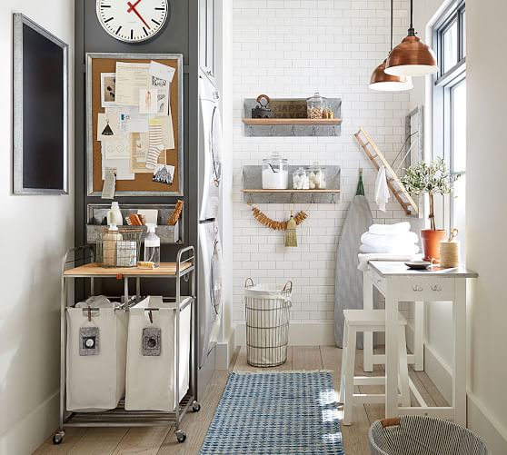 Galvanized Laundry Drying Rack Pottery Barn