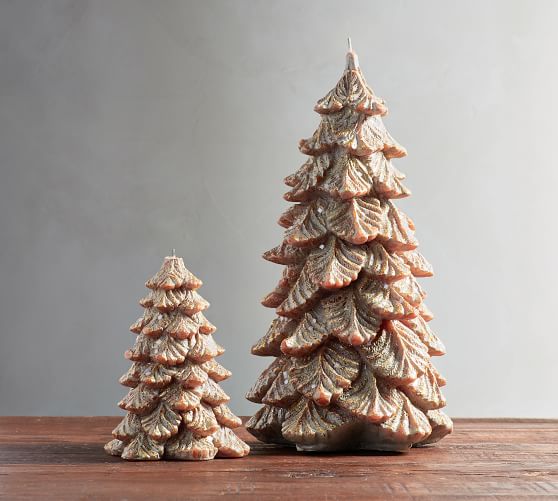 Icy Trees Candle Pottery Barn