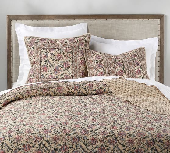 Anja Kalamkari Print Quilt Sham Pottery Barn