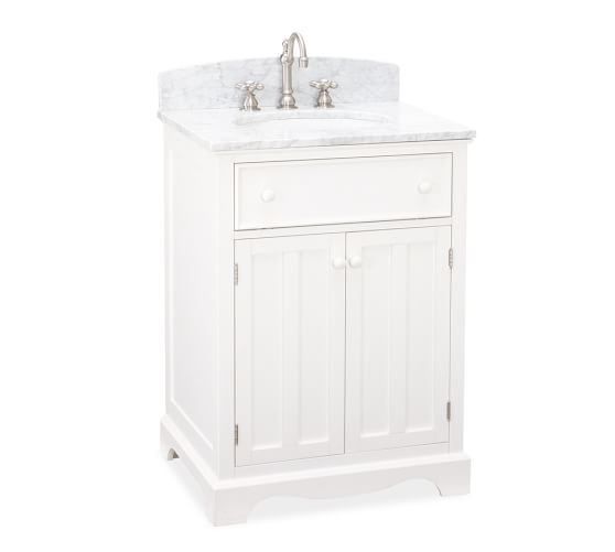 Lucca Mini Single Sink Vanity Pottery Barn