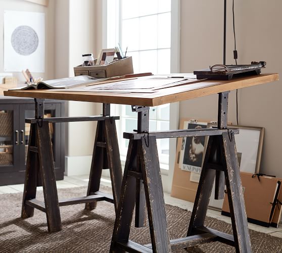 Francisco Draft Desk Office Desk Pottery Barn