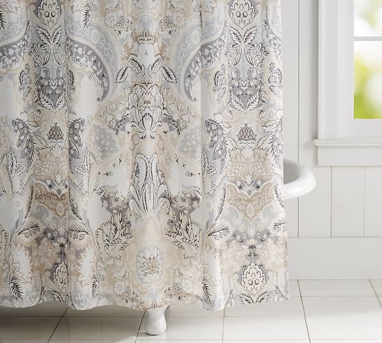 Celeste Print Shower Curtain Pottery Barn