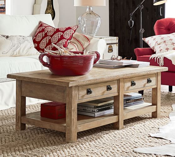 Benchwright Rectangular Coffee Table Pottery Barn