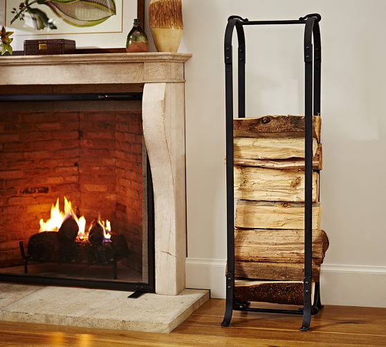 Laramer Fireplace Log Holder Pottery Barn