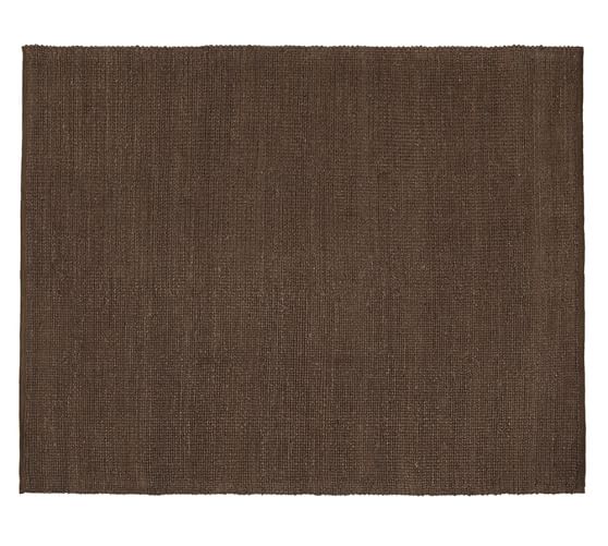 Heather Chenille Jute Rug Espresso Pottery Barn