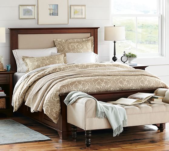 Cynthia Upholstered Storage Bed Pottery Barn