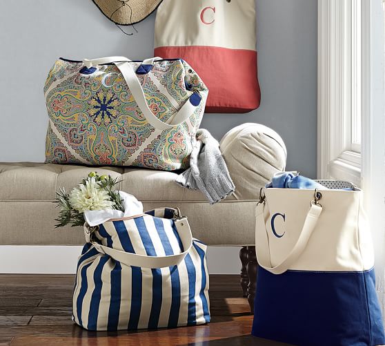 Penelope Paisley Weekender Tote Bag Pottery Barn