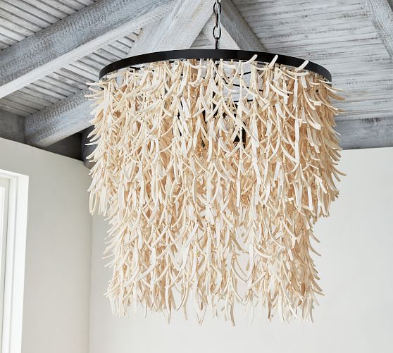 Caye Coconut Shell Chandelier Caye Coconut Shell Chandelier