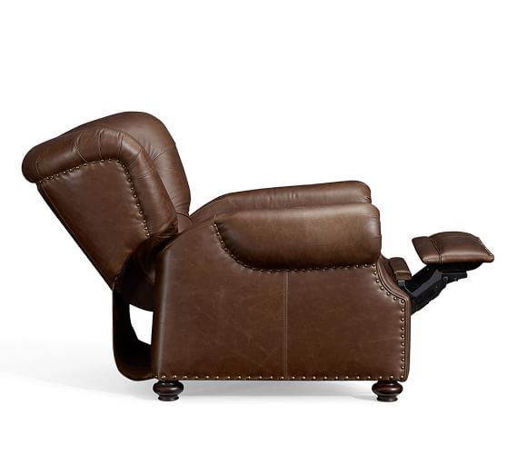 Lansing Leather Recliner Pottery Barn