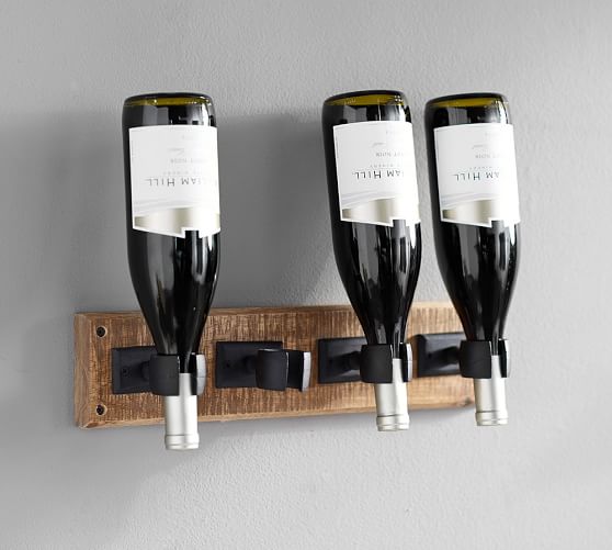 Harlow Wall Mounted Wine Rack Pottery Barn
