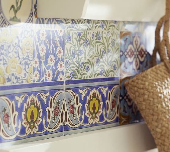 Moroccan Tile Wall Decal Pottery Barn