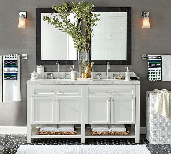 Exton Lever Handle Widespread Bathroom Faucet Pottery Barn
