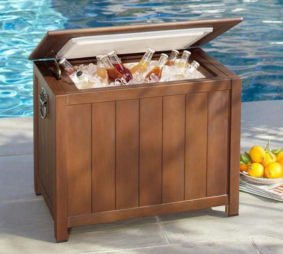 Chatham Ice Chest Honey Pottery Barn