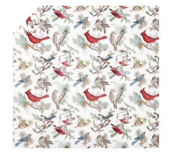 Winter Fauna Patterned Duvet Cover Sham Pottery Barn