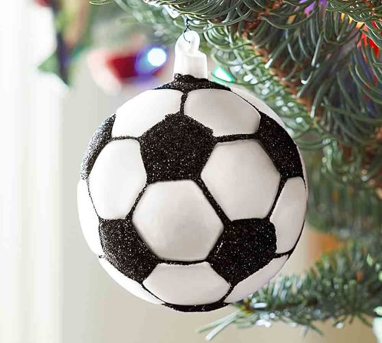 Soccer Ball Christmas Ornament Pottery Barn