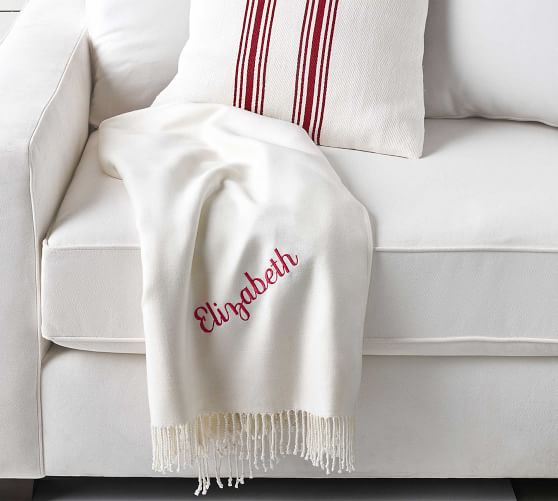 Personalized Throw Pottery Barn