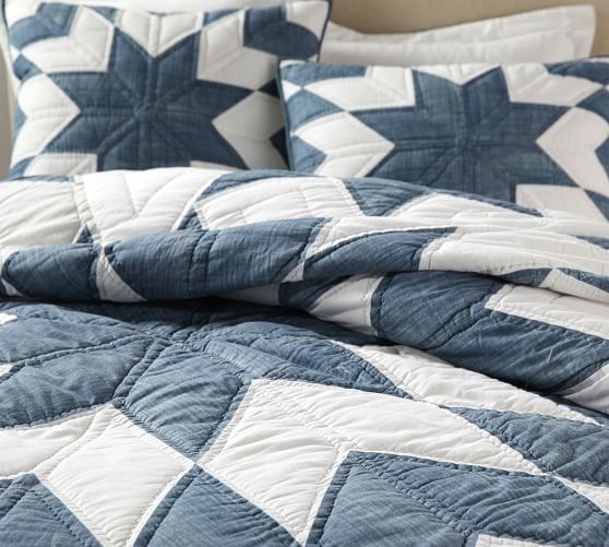 Cooper Print Cotton Quilt Sham Pottery Barn