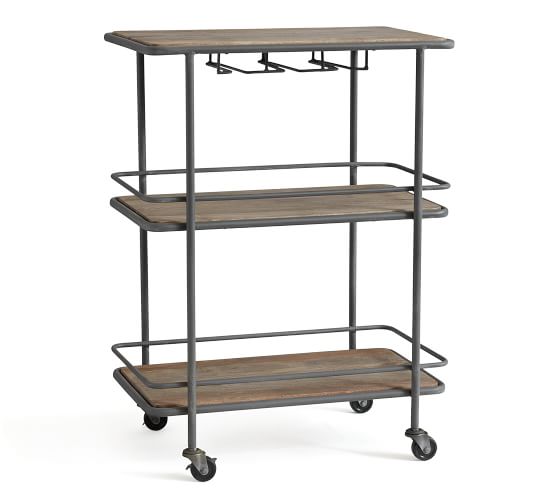 Elise Bar Cart Bar Furniture Pottery Barn