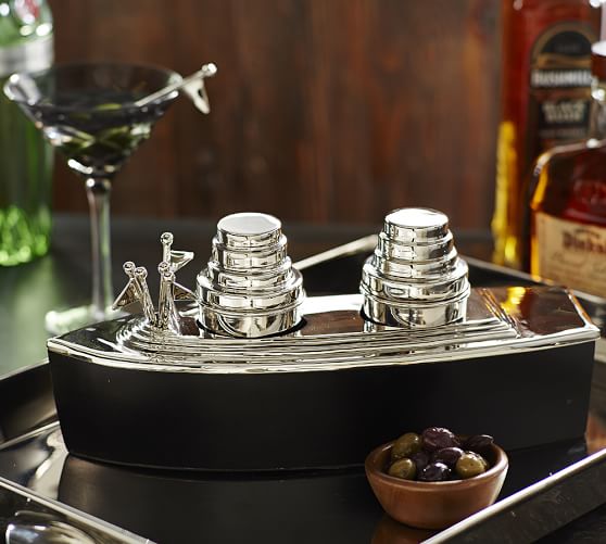 Cruise Ship Double Shaker Bar Accessories Pottery Barn