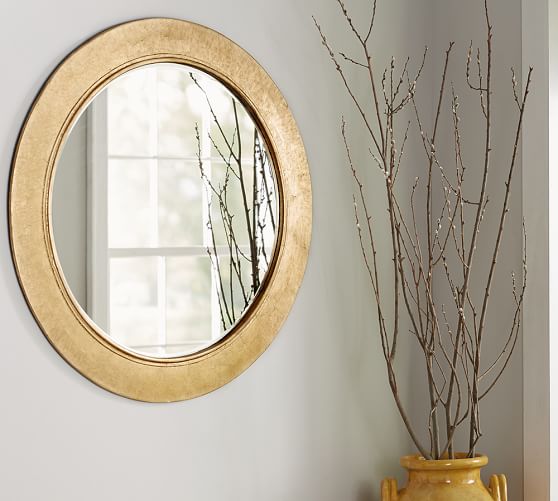 Gold Leaf Wall Mirror Pottery Barn