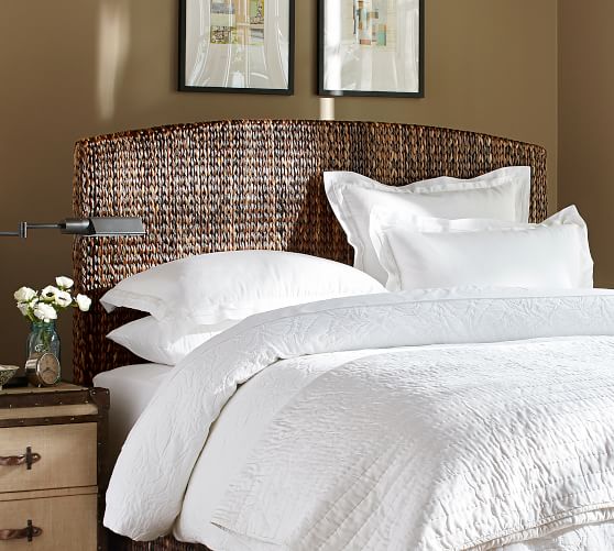 Pottery Barn Wicker Headboard