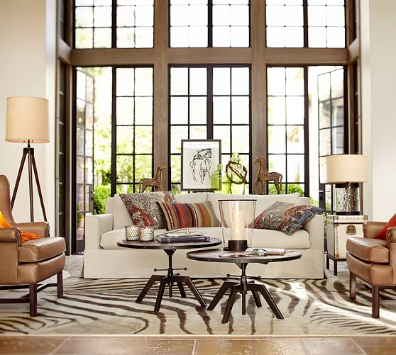 Zebra Printed Rug Pottery Barn