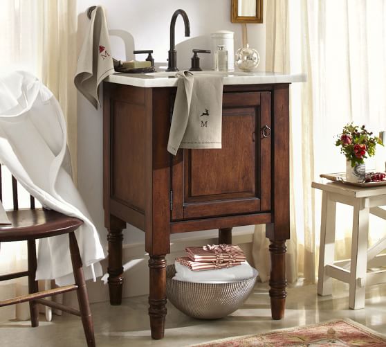 Siena Single Sink Console Pottery Barn