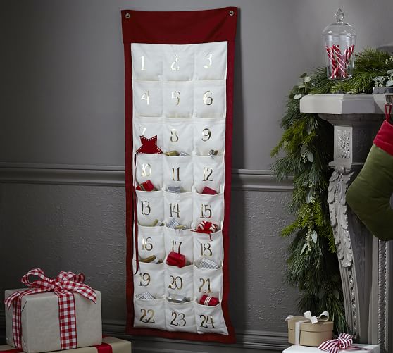Pocket Advent Calendar Pottery Barn