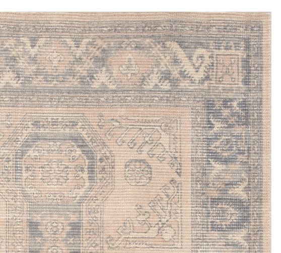 Blush Multi Sloane Printed Rug Patterned Rugs Pottery Barn