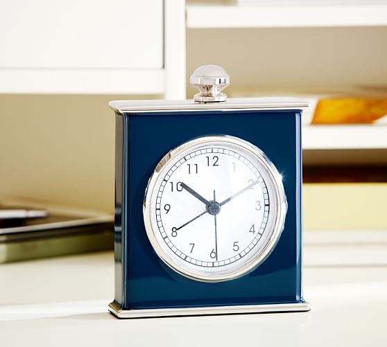 Quinn Enamel Clock Pottery Barn