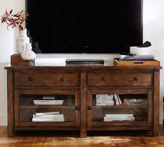 Benchwright Media Console Pottery Barn