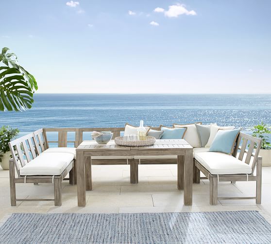 Indio Extending Dining Table Pottery Barn