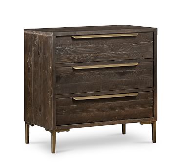 Braden Reclaimed Wood 3 Drawer Dresser Pottery Barn