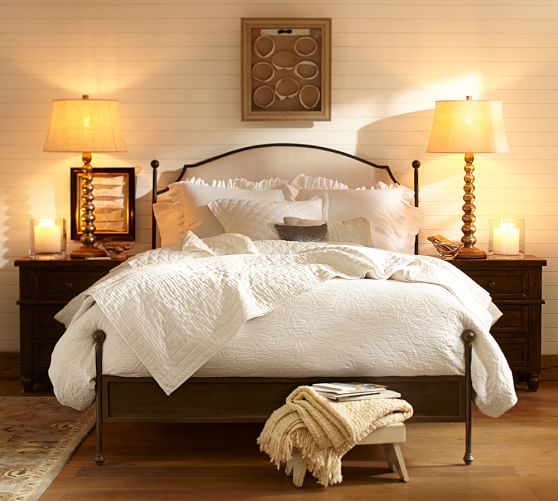 Linen Ruffle Shams Pottery Barn