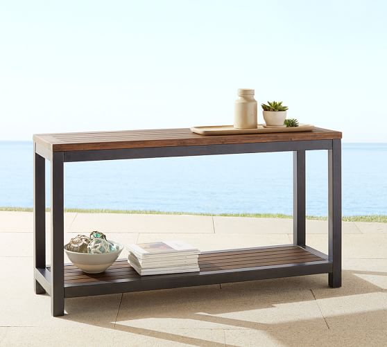 Carmen Teak Console Table Pottery Barn Carmen Teak Console Table Pottery Barn