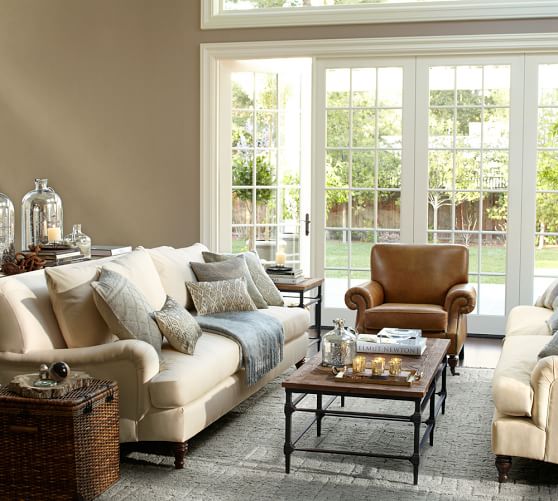 Brooklyn Leather Armchair Pottery Barn
