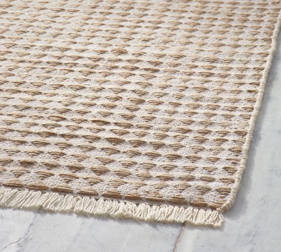 Oden Recycled Material Indoor Outdoor Rug Neutral Pottery Barn