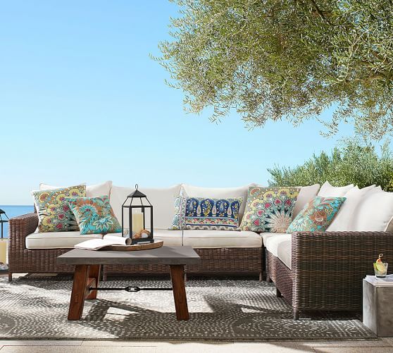 Pottery Barn Outdoor Wicker Furniture